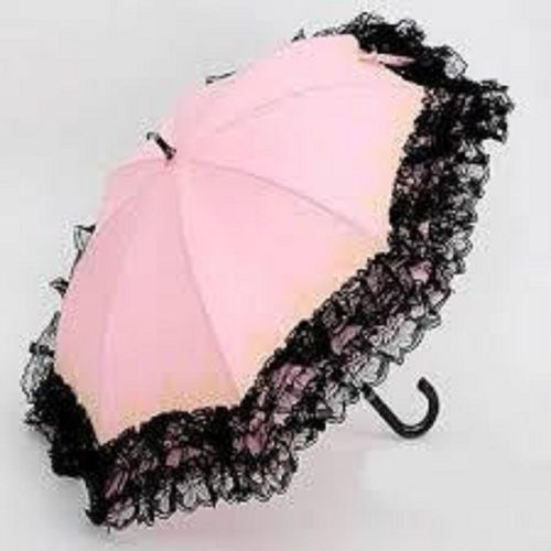 College Girls Pink Polyester Umbrella