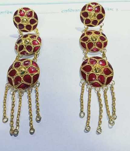 Designer Gold Plated Earring Gender: Women