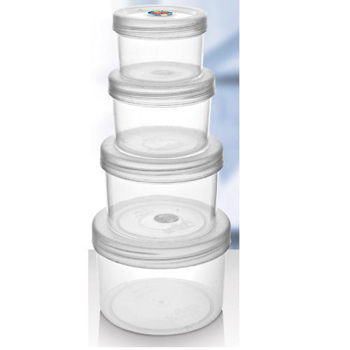 Round Plastic Packaging Container