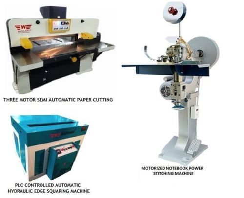 Cast Iron/ Steel Automatic Note Book Making Machine