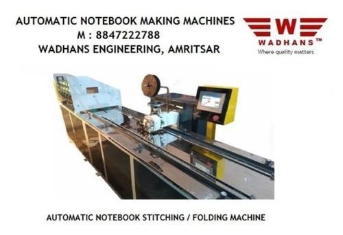 Steel Body Automatic Notebook Stitching And Folding