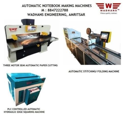 Cast Iron/ Steel Fully Automatic Notebook Making Machine