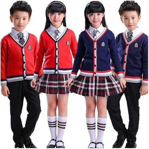 Kids Winter School Uniform Set