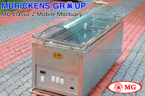 Mg Steel Mobile Mortuary Dimension(L*W*H): 85 * 35 * 28 Inch (In)