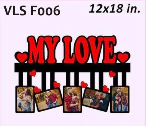 Mdf My Love Sublimation Photo Frame Vls F006