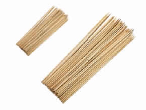 Various Colors Are Available Plain Design Bamboo Skewer