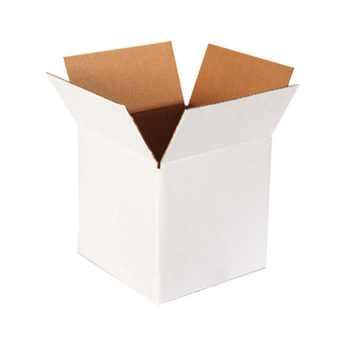 Plain White Corrugated Box