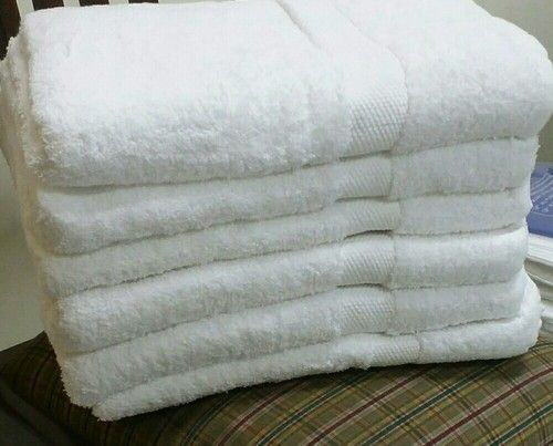 White Hotel Bath Towel