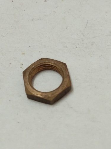 Brass Nut - Hexagonal 1/2 to 3 Inch, Powder Coated Golden Finish, Corrosion Proof, Durable Design for Extended Working Life