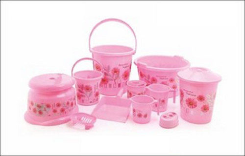 Plastic 11 Piece Bathroom Set