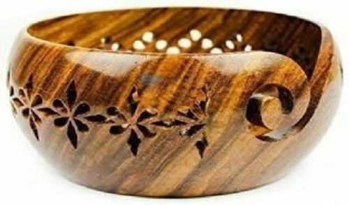 Attractive Wooden Yarn Bowl