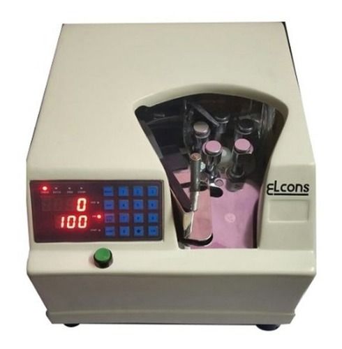 Grey Elcons Tabletop Automatic Bundle Note Counting Machine