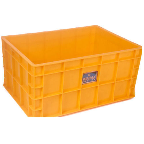 Orange Plastic Fruits Crate