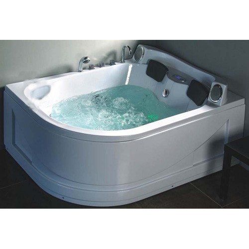 Acrylic White Jacuzzi Bathtub