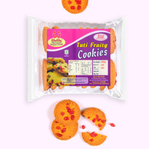 Piece Crispy Tuity Fruity Cookies