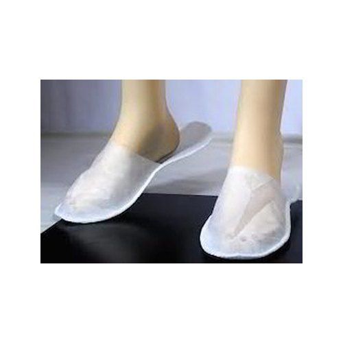 White Disposable Non Woven Spa Slippers