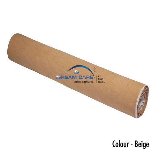 Beige Color Laminated Terry Fabric Waterproof Roll