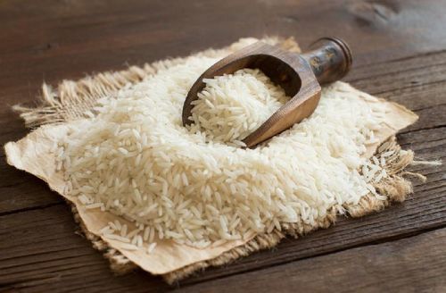 White Healthy And Natural Organic Long Grain Basmati Rice