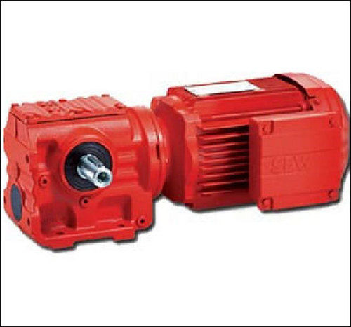 Red Helical Integrated Frequency Inverter Gear Motor