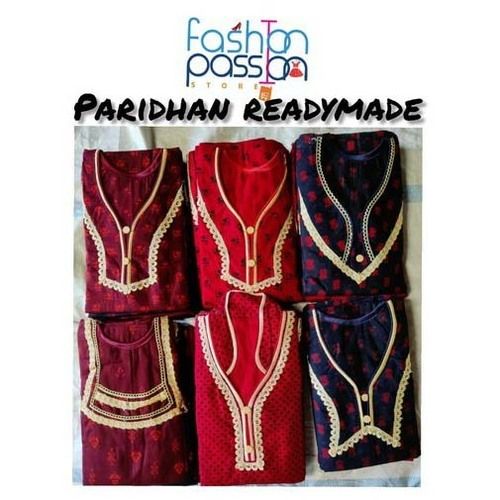 Paridhan Printed Readymade Cotton Nighty