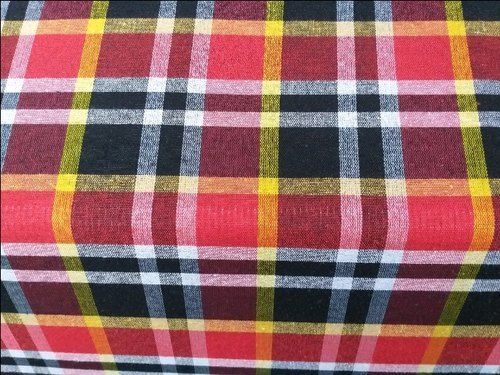 Poly Cotton Check Mattress Fabric