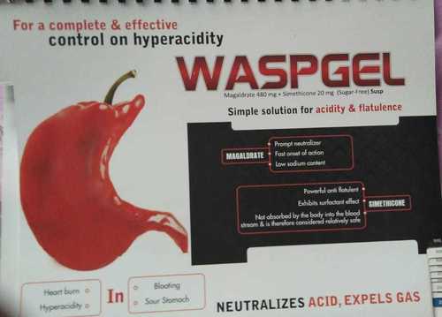 Waspgel 500Mg Sugar Free Suspension General Medicines