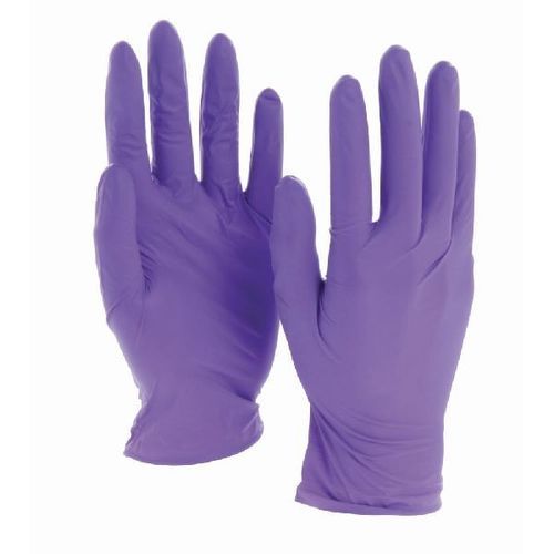 Disposable Purple Nitrile Gloves
