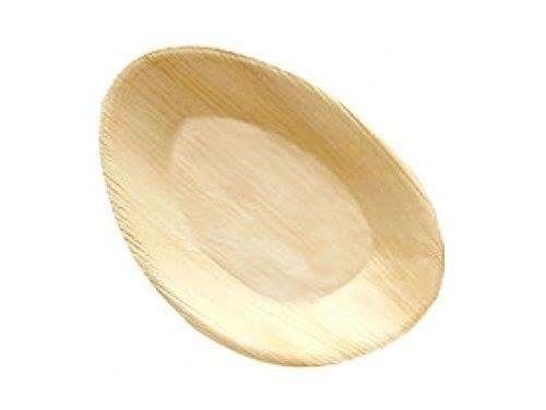 Various Colors Are Available Oval Shape Areca Leaf Plate