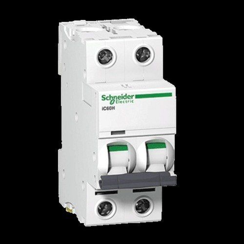 White Heavy Duty 32 Ampere Double Pole Mcb