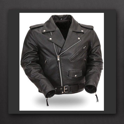 Leather Double Breast Jacket