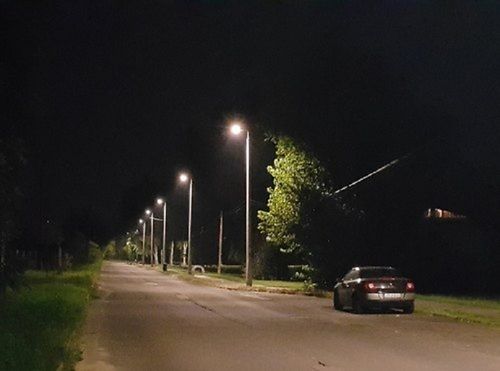 Led Street Light With Foundation