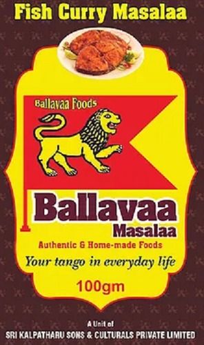 Organic Ballavaa Fish Curry Masala Powder