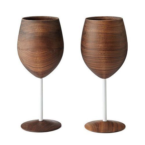 Wooden Wine Glass