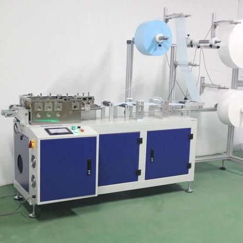 White 3 Ply Mask Making Machine