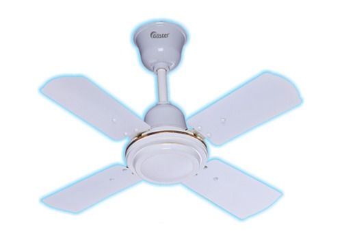 Metal 600 Mm Plain White Single Phase Indoor Ceiling Fan