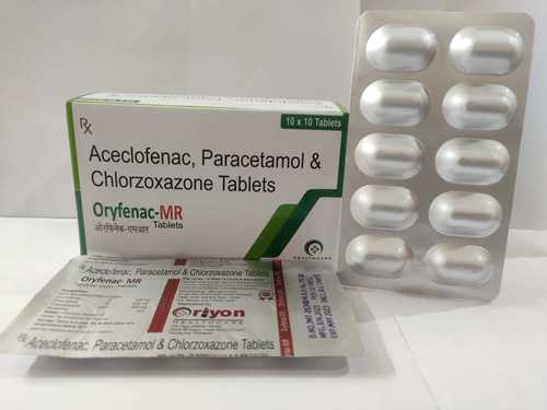 Aceclofenac Paracetamol & Chlorzoxazone Tablet
