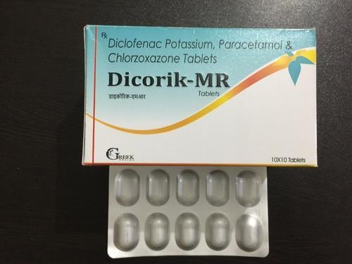 Diclofenac Potassium, Paracetamol & Chlorzoxazone Tablet