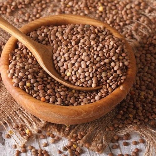 Healthy And Natural Organic Whole Brown Lentils