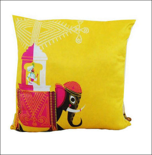 Printed Square Cushion Cover