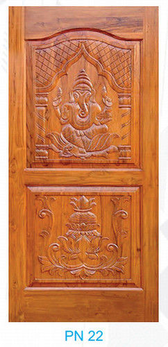 Teak Wood Curving Door (Pn 22) Application: Commercial