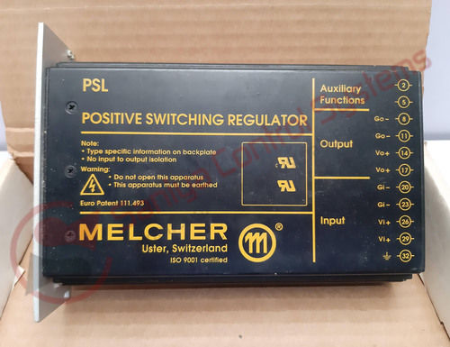 Black Pb 200-17.5V Melcher Positive Switching Regulator