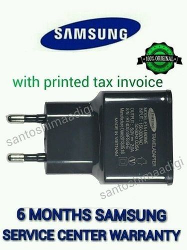 Samsung Mobile Phone 2A Usb Charger Body Material: Plastic