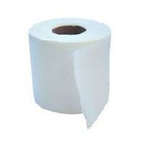White Plain Pattern Toilet Rolls