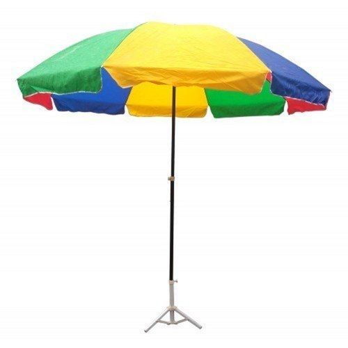 6.8 Feet Long Multicolor Polyester Garden Umbrella