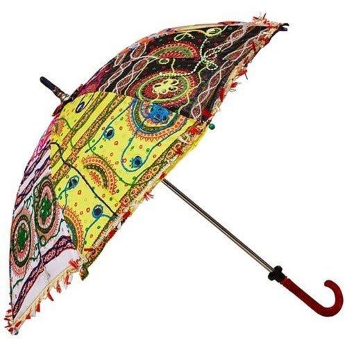 Handcrafted Decorative Cotton Embroidered Umbrella