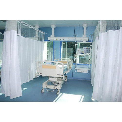 Netted Top Polyester Hospital Curtain Track System