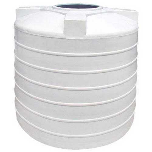  सफेद रंग का बेलनाकार आकार रस्ट प्रूफ पीवीसी प्लास्टिक वाटर टैंक 500 लीटर 