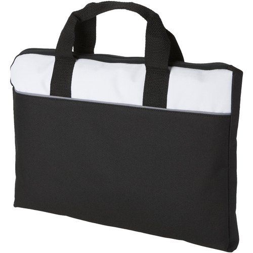 Black Zipper Polyester Conference Bag