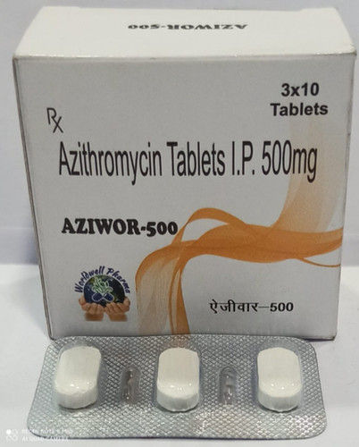 Aziwor-500 Azithromycin 500mg Tablets