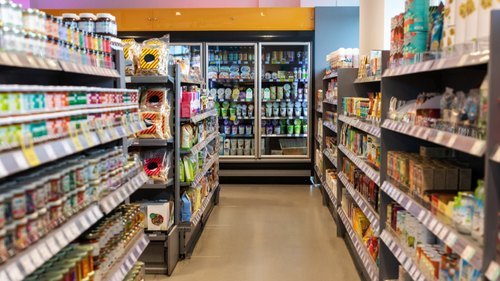 Steel Durable Grocery Store Rack